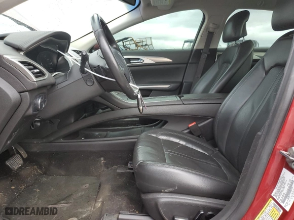 2013 Lincoln MKZ with VIN 3LN6L2JK0DR801543, listed as a Copart auction lot 87363344 with 124,603 mi miles and Salvage Title. Bid and sale history available at carsss.com. Image 7.