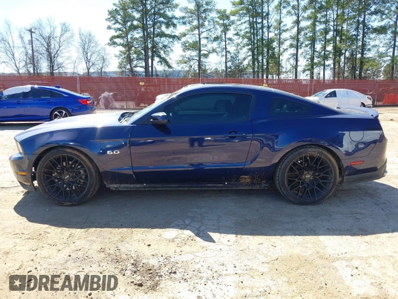 2011 Ford Mustang GT with VIN 1ZVBP8CF6B5138180, listed as a IAAI auction lot 41739427 with 131,604 mi miles. Bid and sale history available at carsss.com. Image 14.