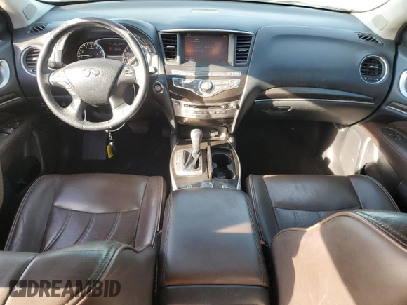 2015 Infiniti QX60 with VIN 5N1AL0MN0FC529288, listed as a Copart auction lot 50513185 with 121,832 mi miles and Salvage Title. Bid and sale history available at DreamBid. Image 8.