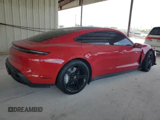 2022 Porsche Taycan with VIN WP0AA2Y15NSA10998, listed as a Copart auction lot 57882945 with Not provided miles and Salvage title. Bid and sale history available at DreamBid. Image 3.