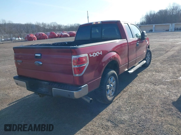 2013 Ford F-150 XL with VIN 1FTFX1ETXDFB13696, listed as a IAAI auction lot 41780931 with 160,776 mi miles and . Bid and sale history available at DreamBid. Image 4.