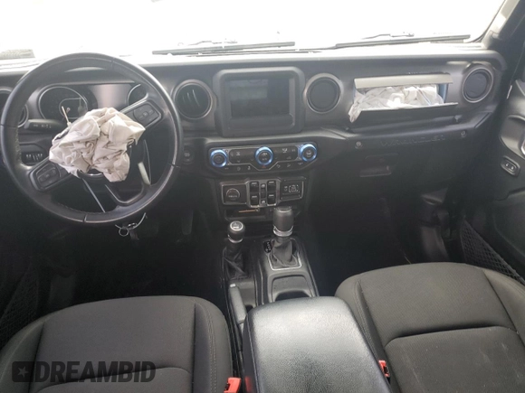 2020 Jeep Wrangler Unlimited Sport Altitude with VIN 1C4HJXDGXLW241744, listed as a Copart auction lot 79903604 with 44,461 mi miles and Salvage title. Bid and sale history available at DreamBid. Image 8.