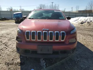 2014 Jeep Cherokee Sport with VIN 1C4PJMAB1EW279076, listed as a Copart auction lot 47952915 with 176,083 mi miles and Salvage Title. Bid and sale history available at carsss.com. Image 5.