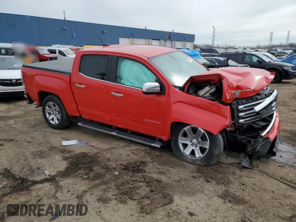 2016 GMC Canyon 4WD SLT with VIN 1GTG6DE3XG1358704, listed as a Copart auction lot 47768195 with 80,865 mi miles and Salvage Title. Bid and sale history available at carsss.com. Image 4.