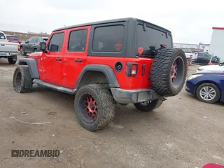 2020 Jeep Wrangler Unlimited Willys with VIN 1C4HJXDN8LW213889, listed as a IAAI auction lot 41561034 with 97,489 mi miles and . Bid and sale history available at DreamBid. Image 3.