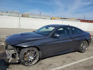 2017 BMW M4 with VIN WBS3R9C54HK709876, listed as a Copart auction lot 42799814 with 144,203 mi miles. Bid and sale history available at carsss.com. Image 1.