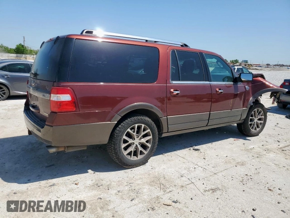 2015 Ford Expedition Max XLT with VIN 1FMJK1JT2FEF16655, listed as a Copart auction lot 52259425 with 157,242 mi miles and Salvage title. Bid and sale history available at DreamBid. Image 3.