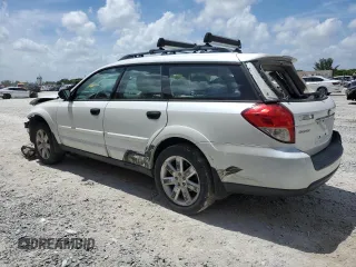 2008 Subaru Outback i with VIN 4S4BP61C987306435, listed as a Copart auction lot 60576095 with 166,538 mi miles and Salvage title. Bid and sale history available at DreamBid. Image 2.