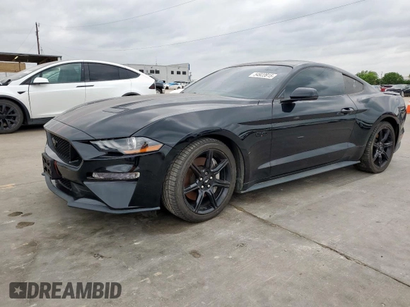 2018 Ford Mustang GT with VIN 1FA6P8CF0J5104163, listed as a Copart auction lot 54922815 with 182,483 mi miles and Clean Title. Bid and sale history available at DreamBid. Image 1.