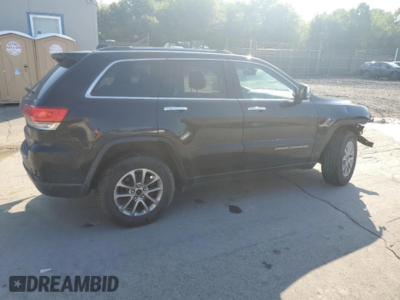 2016 Jeep Grand Cherokee Limited with VIN 1C4RJFBG4GC328600, listed as a Copart auction lot 60783885 with 126,645 mi miles and Salvage title. Bid and sale history available at DreamBid. Image 3.