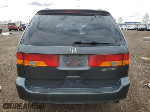 2003 Honda Odyssey EX with VIN 2HKRL18603H008412, listed as a Copart auction lot 55310905 with 352,774 mi miles and Salvage Title. Bid and sale history available at DreamBid. Image 6.