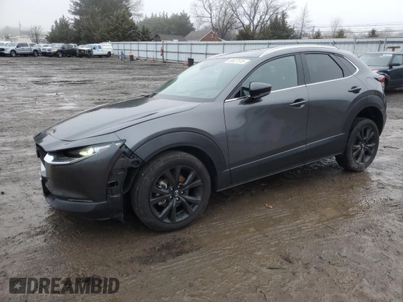 2023 Mazda CX-30 Premium with VIN 3MVDMBDYXPM555206, listed as a Copart auction lot 88027515 with 8,532 mi miles and Salvage title. Bid and sale history available at DreamBid. Image 1.