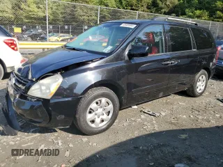 2010 Kia Sedona LX with VIN KNDMG4C38A6345852, listed as a Copart auction lot 68985594 with 146,469 mi miles and Salvage Title. Bid and sale history available at carsss.com. Image 1.
