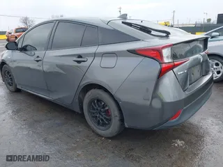 2019 Toyota Prius L Eco with VIN JTDKARFU3K3099256, listed as a IAAI auction lot 41813619 with 169,900 mi miles. Bid and sale history available at carsss.com. Image 3.