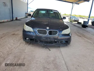 2007 BMW 5 Series 530i with VIN WBANE73567CM55416, listed as a Copart auction lot 53822535 with 145,066 mi miles and Salvage Title. Bid and sale history available at carsss.com. Image 5.