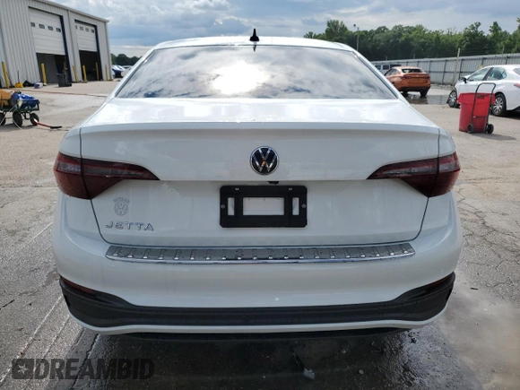 2024 Volkswagen Jetta Sport with VIN 3VWAM7BU7RM093673, listed as a Copart auction lot 56571065 with 2,948 mi miles and Salvage title. Bid and sale history available at DreamBid. Image 6.