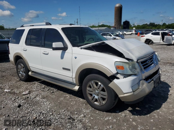 2007 Ford Explorer Eddie Bauer with VIN 1FMEU74817UB86360, listed as a Copart auction lot 55839065 with 154,170 mi miles and Salvage title. Bid and sale history available at DreamBid. Image 4.