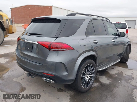 2021 Mercedes-Benz GLE 350 with VIN 4JGFB4JB5MA405326, listed as a IAAI auction lot 41570671 with 41,660 mi miles and . Bid and sale history available at DreamBid. Image 4.
