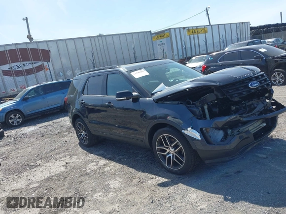 2017 Ford Explorer Sport with VIN 1FM5K8GT4HGC08430, listed as a IAAI auction lot 42140269 with 43,485 mi miles and . Bid and sale history available at carsss.com. Image 1.