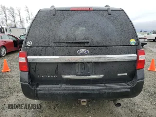 2016 Ford Expedition Max Platinum with VIN 1FMJK1MT2GEF36451, listed as a Copart auction lot 50147645 with 112,553 mi miles and Salvage title. Bid and sale history available at DreamBid. Image 6.