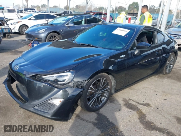 2013 Scion FR-S with VIN JF1ZNAA15D1722382, listed as a IAAI auction lot 41483974 with 108,427 mi miles. Bid and sale history available at carsss.com. Image 17.