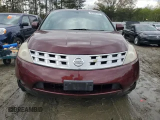 2005 Nissan Murano SL with VIN JN8AZ08W15W413430, listed as a Copart auction lot 52550105 with 156,401 mi miles and Salvage Title. Bid and sale history available at carsss.com. Image 5.