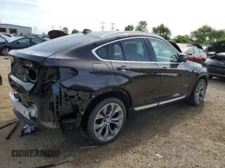 2015 BMW X4 xDrive28i with VIN 5UXXW3C5XF0F88635, listed as a Copart auction lot 56506824 with 80,243 mi miles and Salvage Title. Bid and sale history available at carsss.com. Image 3.