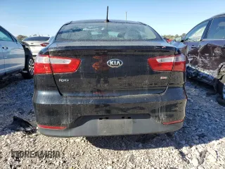 2017 Kia Rio LX with VIN KNADM4A3XH6063540, listed as a Copart auction lot 75802384 with 123,193 mi miles and Salvage Title. Bid and sale history available at carsss.com. Image 6.