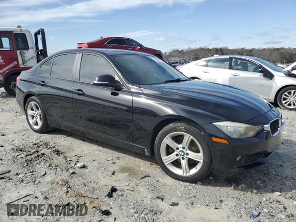 2013 BMW 3 Series 320i with VIN WBA3B1C54DK128124, listed as a Copart auction lot 45361195 with 122,984 mi miles and Salvage Title. Bid and sale history available at carsss.com. Image 4.