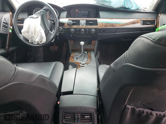 2007 BMW 5 Series 530xi with VIN WBANF73567CU26463, listed as a Copart auction lot 47670845 with 168,965 mi miles and Salvage Title. Bid and sale history available at carsss.com. Image 8.