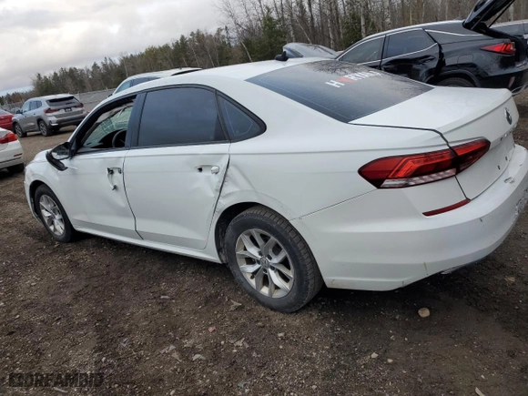 2020 Volkswagen Passat 2.0T S with VIN 1VWAA7A38LC002825, listed as a Copart auction lot 82870524 with 0 mi miles and Salvage Title. Bid and sale history available at carsss.com. Image 2.