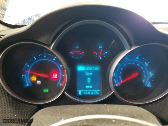 2014 Chevrolet Cruze ECO with VIN 1G1PJ5SB4E7463774, listed as a Copart auction lot 87106714 with 179,618 mi miles and Non Repairable. Bid and sale history available at carsss.com. Image 9.