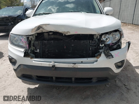 2017 Jeep Compass High Altitude with VIN 1C4NJDEB4HD176025, listed as a IAAI auction lot 42129709 with 135,812 mi miles. Bid and sale history available at carsss.com. Image 19.