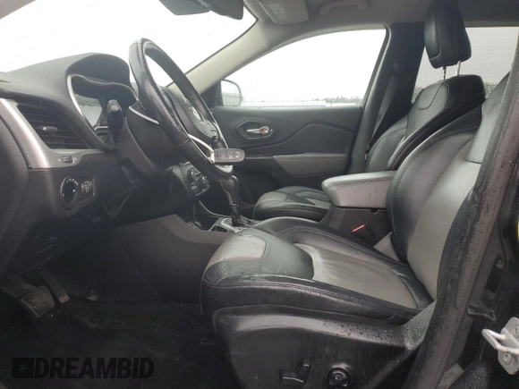 2014 Jeep Cherokee Limited with VIN 1C4PJLDS0EW106560, listed as a Copart auction lot 60785405 with 91,662 mi miles and Salvage title. Bid and sale history available at DreamBid. Image 7.