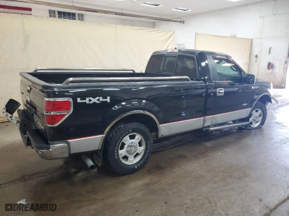 2012 Ford F-150 XL with VIN 1FTNF1ET3CKD20029, listed as a Copart auction lot 77980844 with 157,653 mi miles and Clean Title. Bid and sale history available at carsss.com. Image 3.