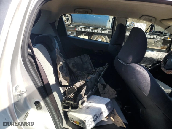 2014 Toyota Yaris L with VIN JTDKTUD36ED596842, listed as a Copart auction lot 48792795 with 145,656 mi miles and Salvage Title. Bid and sale history available at carsss.com. Image 10.