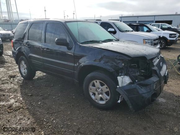2007 Ford Escape Limited with VIN 1FMYU04107KA09821, listed as a Copart auction lot 87005094 with 151,897 mi miles and Salvage Title. Bid and sale history available at carsss.com. Image 4.