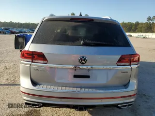 2021 Volkswagen Atlas SEL R-Line with VIN 1V2SR2CA2MC536126, listed as a Copart auction lot 77380434 with 29,550 mi miles and Salvage title. Bid and sale history available at DreamBid. Image 6.