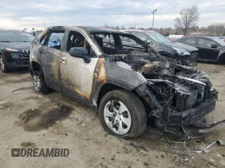 2024 Toyota RAV4 LE with VIN 2T3F1RFVXRC453857, listed as a Copart auction lot 48661705 with 0 mi miles and Non Repairable. Bid and sale history available at carsss.com. Image 4.