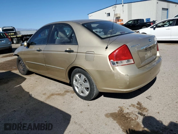 2009 Kia Spectra LX z VIN KNAFE222995667202, wystawiony jako Copart lot #49860315 z przebiegiem 158 498 mil mil oraz Szkoda całkowita • Salvage title. Historia ofert i sprzedaży dostępna na DreamBid. Obrazek 2.
