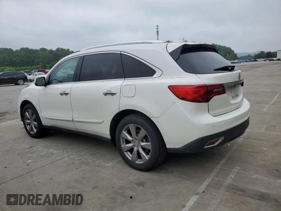 2014 Acura MDX Advance with VIN 5FRYD4H87EB015188, listed as a Copart auction lot 61088075 with 189,004 mi miles and Salvage title. Bid and sale history available at DreamBid. Image 2.