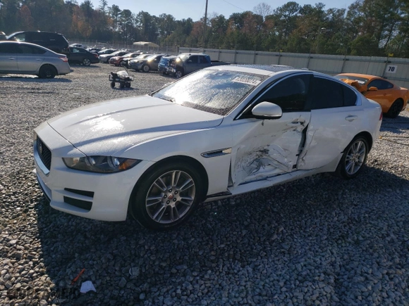 2017 Jaguar XE 25t Premium with VIN SAJAD4BG4HA978888, listed as a Copart auction lot 83020074 with 98,430 mi miles and Salvage Title. Bid and sale history available at carsss.com. Image 1.