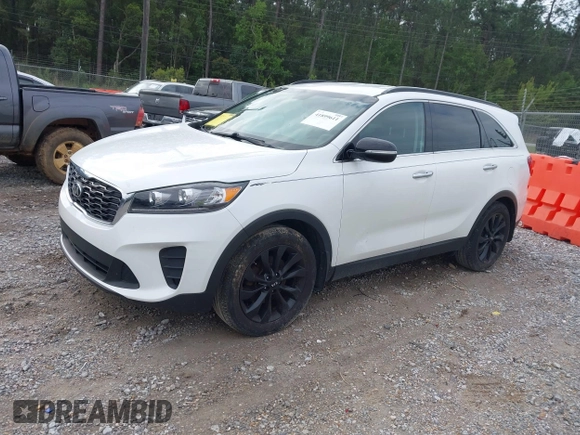 2019 Kia Sorento S V6 with VIN 5XYPG4A57KG605108, listed as a IAAI auction lot 41899611 with 121,198 mi miles. Bid and sale history available at carsss.com. Image 17.