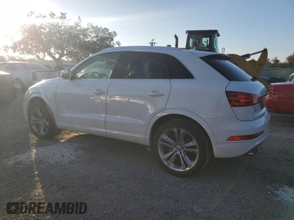 2015 Audi Q3 Prestige z VIN WA1FFCFS3FR000821, wystawiony jako Copart lot #80107514 z przebiegiem 38 841 mil mil oraz Szkoda całkowita • Salvage title. Historia ofert i sprzedaży dostępna na DreamBid. Obrazek 2.