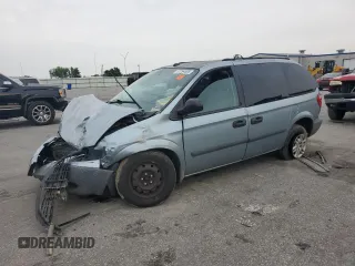 2005 Dodge Caravan SE z VIN 1D4GP25R35B421352, wystawiony jako Copart lot #57294505 z przebiegiem Nie podano mil oraz Szkoda całkowita • Salvage title. Historia ofert i sprzedaży dostępna na DreamBid. Obrazek 1.