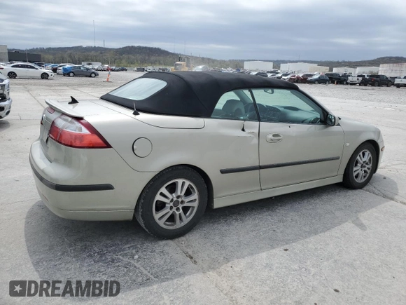 2006 Saab 9-3 with VIN YS3FD75Y466001592, listed as a Copart auction lot 51173465 with 160,026 mi miles and Salvage Title. Bid and sale history available at carsss.com. Image 3.