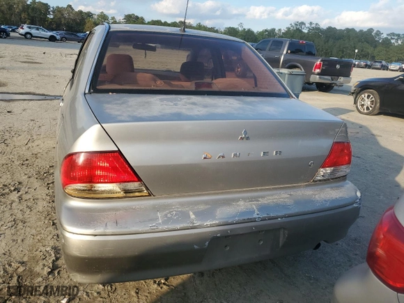 2002 Mitsubishi Lancer ES with VIN JA3AJ26E42U029589, listed as a Copart auction lot 80250264 with 215,276 mi miles and Salvage Title. Bid and sale history available at carsss.com. Image 6.