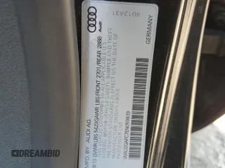 2014 Audi A7 Prestige with VIN WAU2GAFC7EN059839, listed as a Copart auction lot 63043225 with 66,632 mi miles and Salvage title. Bid and sale history available at DreamBid. Image 13.