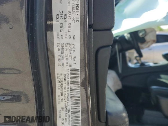 2017 Jeep Grand Cherokee Altitude with VIN 1C4RJFAG8HC873444, listed as a Copart auction lot 56136075 with 123,653 mi miles and Clean title. Bid and sale history available at DreamBid. Image 13.