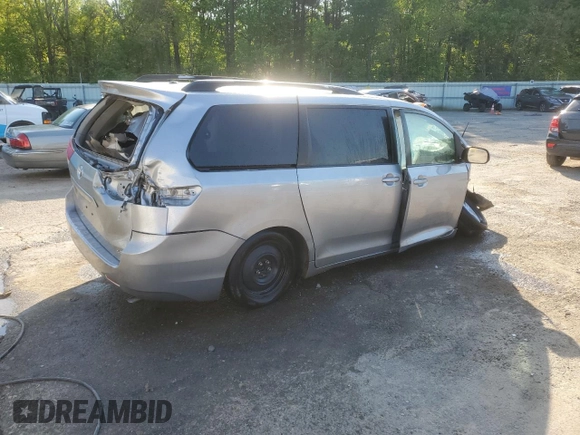 2014 Toyota Sienna LE AAS with VIN 5TDKK3DC5ES447565, listed as a Copart auction lot 52301335 with 0 mi miles and Salvage Title. Bid and sale history available at carsss.com. Image 3.